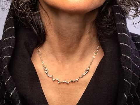 Müge Nisari Necklace Druma in zilver of gold plated zilver