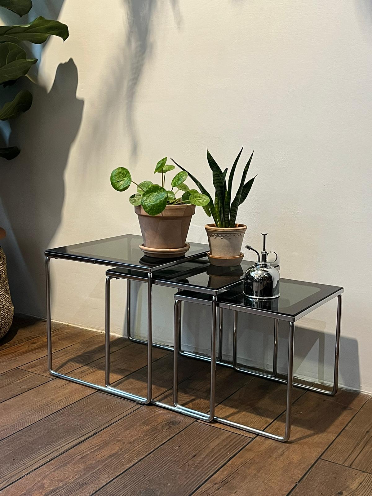 Mimiset chroom met glas