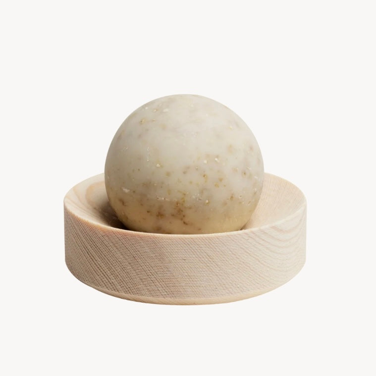 Hetkinen soap 200g + pine wood schaal