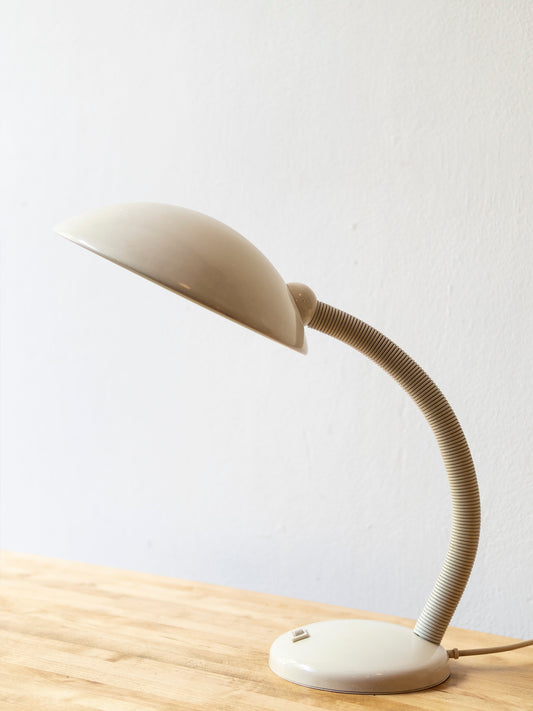 Vintage Bureaulamp Kunststof Buig Arm